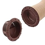 Truma Endstück Warmluftaustritt 65mm Warmluftrohre verschließbar (1x Braun)