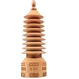 HUHAORAN2021 Buddha-Statue Feng Shui Bildung Turm Feng Shui neun Ebenen Wen Chang Pagode Tibet Buddhismus Tempel Messing Wenchang Turm Stupa Pagode Statue Dekoration Meditierende Statuen-Dek