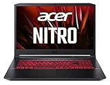 Acer Nitro 5 (AN517-54-743Q) Gaming Laptop 17 Zoll Windows 10 Home - FHD 144 Hz IPS Display, Intel Core i7-11800H, 16 GB DDR4 RAM, 512 GB M.2 PCIe SSD, NVIDIA GeForce RTX 3050Ti - 4 GB GDDR6