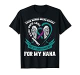 Blaugrün mit Schleife und Flügeln zur Vorbeugung von Suicide Awareness Prevention Nana T-S