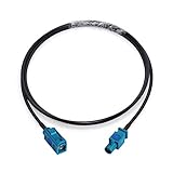 Bingfu Fakra Z Buchse auf Stecker Auto Antennen Verlängerungskabel 1m für Autoradio Android Head Unit GPS Navigation FM AM Radio Sirius XM Satellitenradio 4G LTE TEL Telematik Bluetooth M