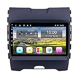 aipipl Android 9.0 Car Stereo for Ford Edge 2015-2018 Radio 9 Inch HD Touchscreen GPS Navigation Media Player Receiver with Mirror Link FM AM Teering Wheel Control,4 Core 4G+WiFi: 1+32GB