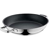 WMF Permadur Advance Servier-/ Bratpfanne Induktion 32 cm, Edelstahlpfanne, Cromargan Edelstahl beschichtet, back