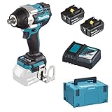 Makita DTW701RTJ Akku-Schlagschrauber 18 V / 5,0 Ah, 2 Akkus, Ladegerät im MAKPAC