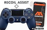 Anti Recoil Midnight Blue MZ Smart Rapid Fire Controller compatible with Playstation 4 for Major Shooter g