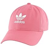 adidas Originals Women's Relaxed Fit Adjustable Strapback Cap, Hazy Rose, One S