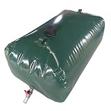 KLZWCP Tragbare Wasserblase/Wasserspeicherbehälter, Im Freien verdickter Faltbarer, haltbarer Wassertank, Notwasserspeicher mit Wasserhahn, Garten Regenwassersammler/Camping Wassersack (Size : 5000L)