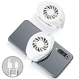 OFIYAA Handy Kühler, USB Powered Smartphone Kühler Portable Fan Cooling Radiator für Spiele, Smart Phone Cooler für Iphone/Samsung/Huawei/Xiaomi Multi-Modelle und für IOS/