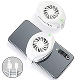 OFIYAA Handy Kühler, USB Powered Smartphone Kühler Portable Fan Cooling Radiator für Spiele, Smart Phone Cooler für Iphone/Samsung/Huawei/Xiaomi Multi-Modelle und für IOS/