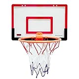 Transportable Korbanlagen Türbehang Basketballkorb mit 15,7 × 10,2 Zoll Rückwand, Indoor Basketballständer Sportspielzeug zum Kinder Jugendliche, 9,8 Zoll R