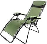 HJRBM Sonnenliege Gartenstühle Sonnenliegen Liegen Zero Gravity Patio Liegestuhl Liegender Gartenstuhl Outdoor Klappbarer Tragbarer Schaukelstuhl Unterstützt 200kg Lieg