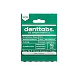 DENTTABS Stevia - Mint Zahnputztabletten fluoridfrei, 1er Pack (1 x 125 Stück)