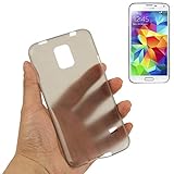 LINSHAOHUI. 0, 3 mm ultradünnes Polycarbonat- Material TPU- Schutzhülle for Galaxy S5 Mini/ G800, transparente Version/Matte Edition (grau) (Farbe : Grey)