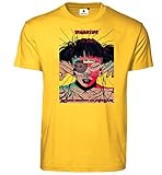 Customized by S.O.S Herren T-Shirt Cyberpunk (M, Gelb