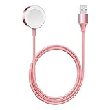 Apetiy iWatch Ladekabel Magnetisches Ladekabel auf USB 1.2 Meter Drahtloses iWatch-Ladegerät Charging Cable Ladestation Kompatibel mit iWatch Modelle Series 6/SE/5/4/3/2/1 R