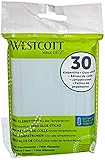 Westcott Mini-Klebesticks I Set: 30 Stück I 7mm Durchmesser I 102 mm lang I transparent I Patronen für Heißklebepistole I E-16837 00, 7