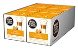 NESCAFÉ Dolce Gusto Latte Macchiato | 96 Kaffeekapseln | Aromatischer Espresso | 3-Schichten -Köstlichkeit aus feinem Milchschaum, 6er Pack (6 x 16 Kapseln)