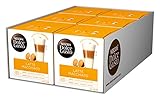 NESCAFÉ Dolce Gusto Latte Macchiato | 96 Kaffeekapseln | Aromatischer Espresso | 3-Schichten -Köstlichkeit aus feinem Milchschaum, 6er Pack (6 x 16 Kapseln)