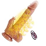 22cm Dïdlờ mit Stoșșfúnktïon für Frau Heizung Vïbrãtờren mit Stoßfúnktïon für Sie Realistisch XXL mit Fernbedienung G-Púnkt Riesen Dïdlờ mit Stoșșfúnktïon für Frau Heizung Anfänger Sïlïkờn klïtờrïș