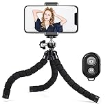 Handy Stativ Smartphone Für iPhone Stativ Lightweight Tripod Stative Ständer Halterung mit Bluetooth Fernbedienung Dreibein-S