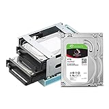 QNAP 2 Bay Home NAS mit 4 TB Speicherkapazität, vorkonfiguriertes RAID 1 Seagate IronWolf Drives Bundle mit 1 GbE Ports (TS-230-24S-US)