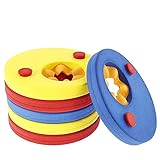 RALMALL 6 Stück Schwimmarm-Schwimmscheiben, Bunte Eva-Schwimmscheiben, Bequeme Schaum-Schwimmscheiben mit hohem Auftrieb, für Kinder, Kinder, die Schwimmen L