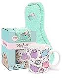 Pusheen Becher Slipper Socken Geschenk Kinder Erwachsene Katzenschale Eine Größ