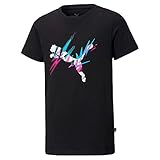 PUMA Unisex Kinder Neymar Jr Creativity Tee Jr T Shirt, Puma Black, 152 EU