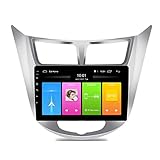 Auto Navigation, 9 Zoll IPS Touchscreen Android 10 Für Hyundai Akzent Verna 2012-2017, Autoradio Multimedia GPS Navigation Navi Player Auto Stereo WIFI 2 din,Wifi 2g+32g