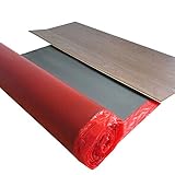 Laminat Trittschalldämmung uficell Multisound Aquastop 2 mm Stark mit PE Dampfbremse - Trittschalldämmung ca. 22 db - Dichte: 110 kg/m³ - TOP bei Fußbodenheizung (Stärke: 2 mm, 4 Rollen | 60 m²)