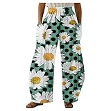 Gerade Urban Plus Size Hose Hip-Hop-Stil Fat Mm Elastische Hose Retro LäSsige Abstrakte Print-Lose Hose Mit Taschen FüR F