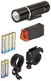 Büchel LED Batterieleuchtenset Maverick, StVZO zugelassen, schwarz, 51125448