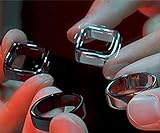 ZQION Ambi Ring – Silber Magic Tricks Kreis Square Magic Ring Gimmicks Magier Zubehör Close Up Magic I