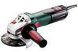 Metabo Winkelschleifer WEV 11-125 Quick (603625000) mit Drehzahlregelung (1100 Watt, Scheiben-Ø: 125 mm, M-Quick- Schnellspannnmutter, geringer Griffumfang für die perfekte Ergonomie, im Karton)