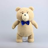 Dirgee 45 cm Teddybär mit blauem Krawatte Pirat Teddy weiche gefüllte Puppen Spielzeug Kinder Geschenk