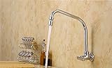 XDYNJYNL Kitchen Tap Einbau-Küchenarmatur Alle Bronze Waschbecken Horizontal Einzelne Kalt Drehbare Wasserhahn Waschbecken Wäschepool Mopp Pool Wasserhahn Gefäß