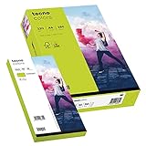 Kopierpapier tecno Colors leuchtend grün A4 (120 g/m²) mit passendem Briefumschlag mit F