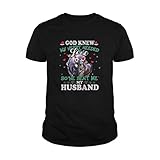 Uzubunki Jack Skellington God Sent Me My Husband Christmas Hoodie Sweatshirt T-Shirt, Unisex Schwarz, S