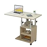 Überbett Tisch Laptop Schreibtisch Medizinische Tisch Tragbare Computerbett Couch Sofa Side Krankenhaus Nachttisch Home Lese Frühstück Industrie Mit Rädern 80x40