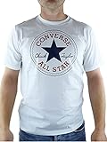 Converse T-Shirt Herren Chuck Patch NOVA Tee 10007887 102 Weiß, Größe:L