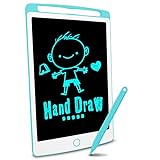 Richgv LCD-Schreibtafel, magnetische LCD-Zeichenbrettplatte für Kinder und Erwachsene 10-Zoll-tragbare Digitale Schreibtafel, abnehmbare handschriftliche Gekritzel-Schreibtafel mit Stift (blau) …