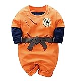 Baby Kleidung Cosplay Kleid Anime Neugeborene Jumpsuits Langarm Cartoon Lovely Strampler, Orange, 68