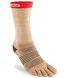 Injinji Trail Midweight Crew Socken Damen beige Schuhgröße XS-S | EU 35-40 2021 Laufsock