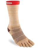 Injinji Trail Midweight Crew Socken Damen beige Schuhgröße XS-S | EU 35-40 2021 Laufsock