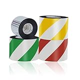 SANKESONG 4 Stück Spechtabwehr für Fassade, Reflektierende Vogelschreck,Vogel Abwehrband,Obstgarten Vogelabwehr, Abschreckung Abwehrband Reflektorband, Für Protect Häuser Gärten Und Hö