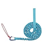 Ynipajk 3M Kinder Fahrrad Abschleppseil, Fahrrad Abschleppgurt Elastisch Mit Sicherheitshaken, Fahrrad Bungee Abschleppseil, Eltern Kind Zugseil Abschleppseil Rot Bike Traktionsseil (B)