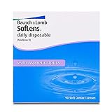 Bausch und Lomb SofLens daily disposable Tageslinsen, sphärische Kontaktlinsen, weich, 90 Stück BC 8.6 mm / DIA 14.2 / -2.75 Diop