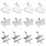 YeenGreen Tischdeckenbeschwerer mit Klammer, 12 pcs Tischdecke Gewichte Anker, Tischdecke Gewichte Edelstahl für Party, Picknick, Garten, Zuhause, Indoor, Outdoor Camping
