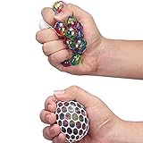 Mesh Balls LED Leuchten Bunte Angst Relief Bounce Sensory Gripper Ball Zappeln Stressabbau Anti Stress Sensorische Spielzeug für Kinder Erw