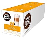 NESCAFÉ Dolce Gusto Latte Macchiato | 48 Kaffeekapseln | Aromatischer Espresso | 3-Schichten -Köstlichkeit aus feinem Milchschaum | Aromaversiegelte Kapseln | 3er Pack (3 x 16 Kapseln)